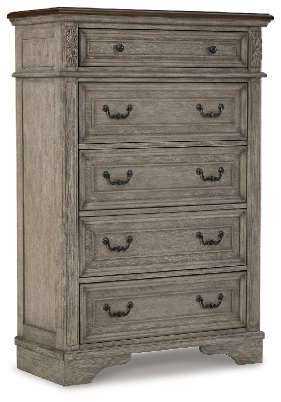 Lodenbay - Antique Gray - Five Drawer Chest