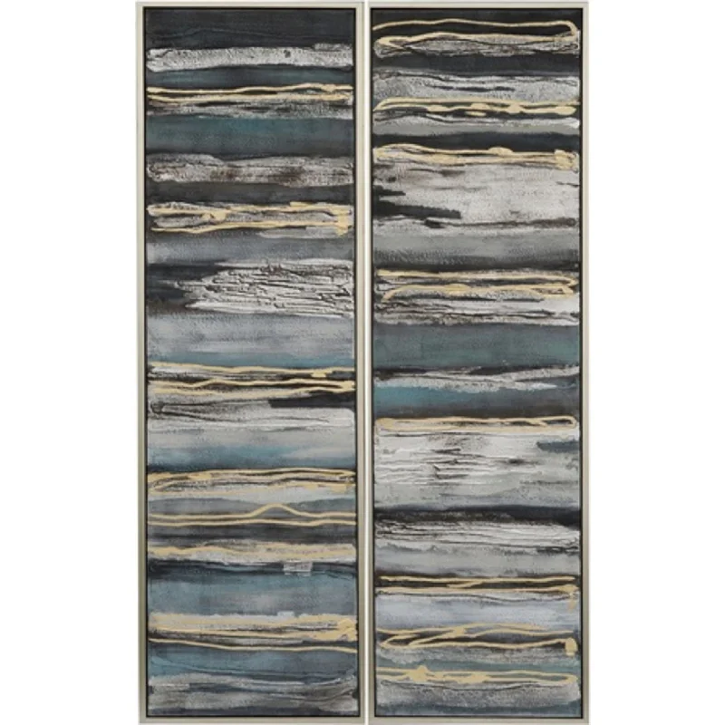 Abstract Wall Art (Set of 2) 20.00" x 70.00"