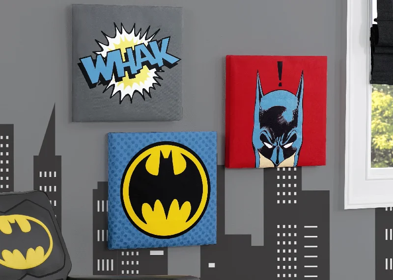 Batman 3-Piece Canvas Wall Art Set