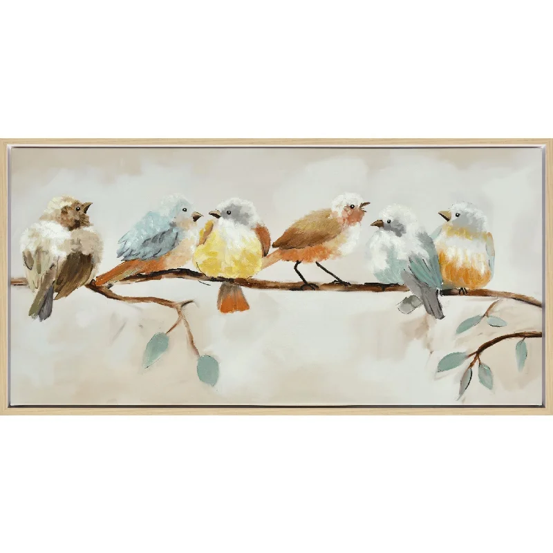 Birds Singing Wall Art 23.50" x 47.50"