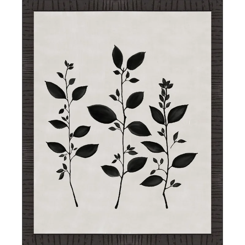 Black Botanical 2 Wall Art 17.00" x 22.00"