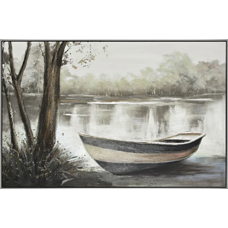 Boat by the Lake Wall Art 31.50" x 47.00"