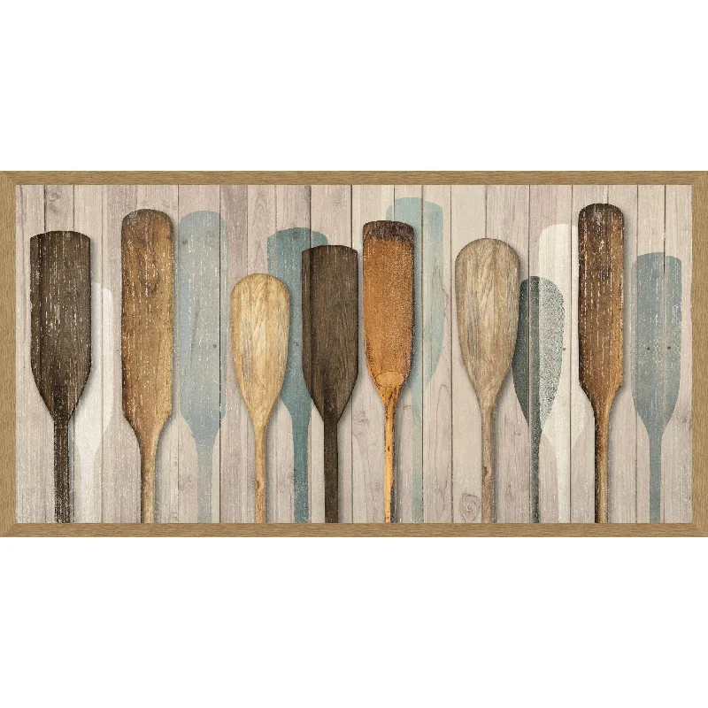 Boat Paddles Wall Art 26.00" x 50.00"