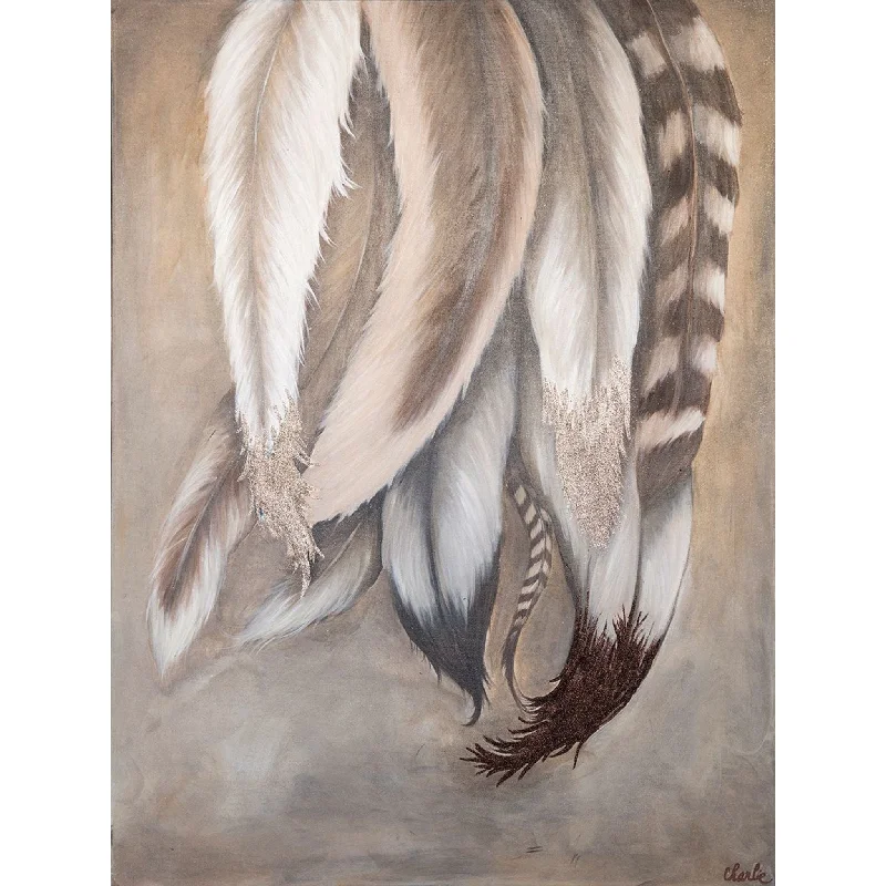 Bunch O Feathers Canvas 30.00" x 40.00"