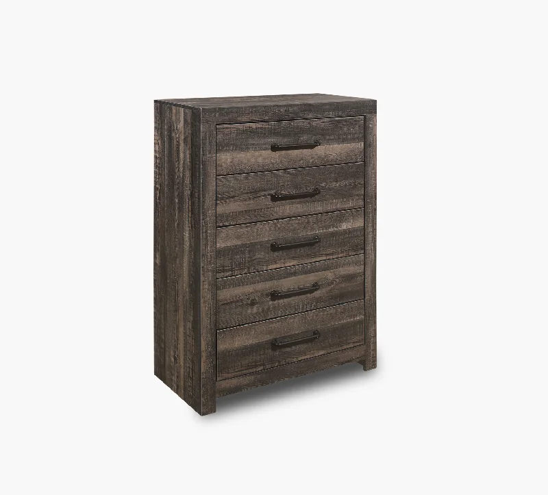 Linwood Dark Oak 5 Drawer Chest