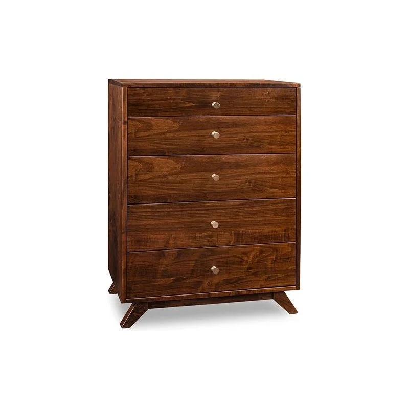 Tribeca 5 Drawer Hiboy Chest