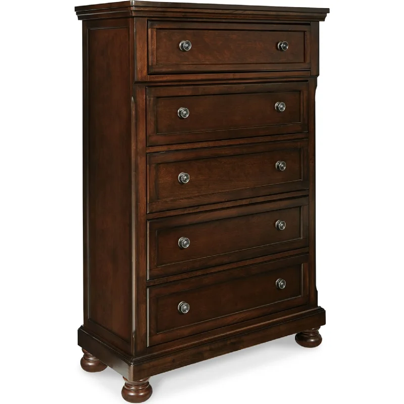 Porter Chest - Rustic Brown