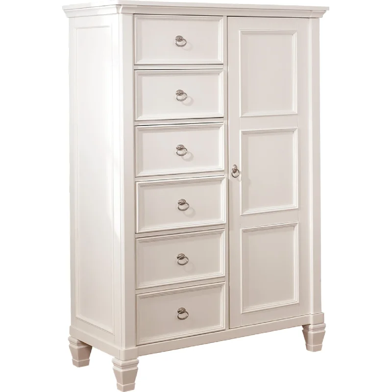 Prentice Door Chest - White